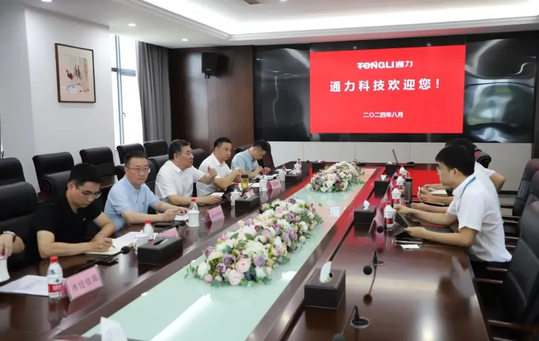 瑞安市委常委、副市长林政洪一行调研通力科技